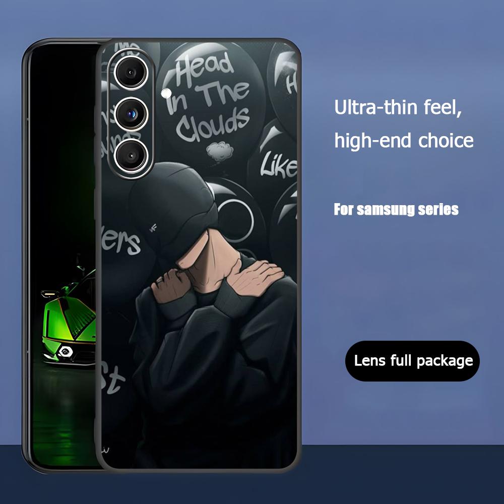 

Star N-F Rapper Popular Phone Case For Samsung Galaxy S25 S24 S23 S22 S21 S20 Plus Ultra Note20 Soft Black Galaxy S23 Ultra