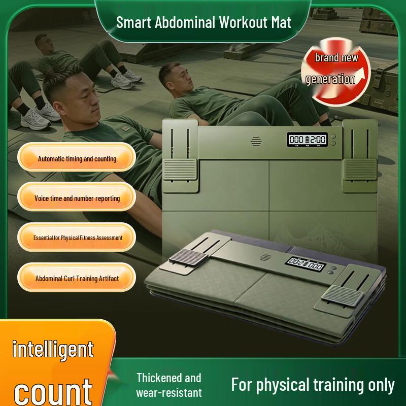 Smart Sit-up Abdominal Pad with Timer and Counter