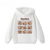 Autumn 3-12Y Cartoon Cute Capybara Print Children's Hooded Hoodies Casual Fashionable Comfortable Boy Girl Sweatshirt Pullover
