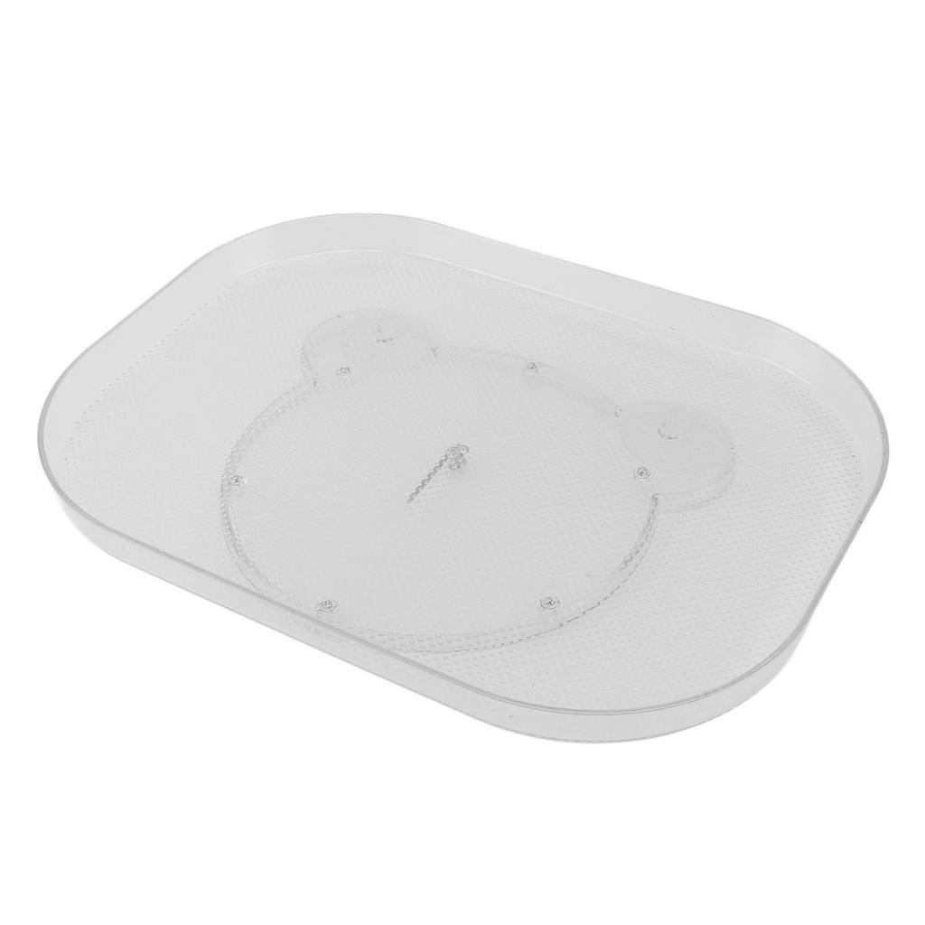 Turntable   for Refrigerator Non Slip Bottom 360 Degree Rotating Storage Tray for Snacks Spices Drinks Bear Type