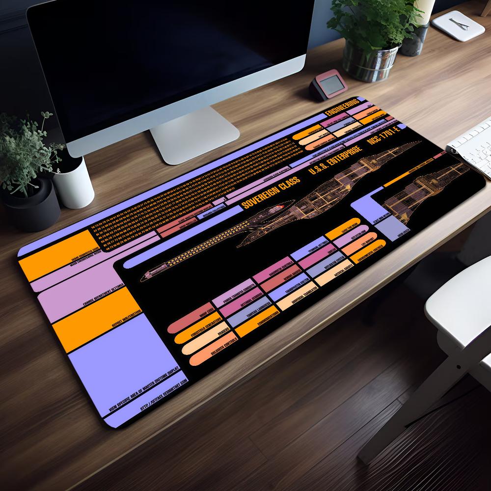 Mouse Pad Science Nonslip Trek Lockedge Office Student Fiction Gaming Thickened SStar Large Writing Cushion MousePad 400x800x2mm