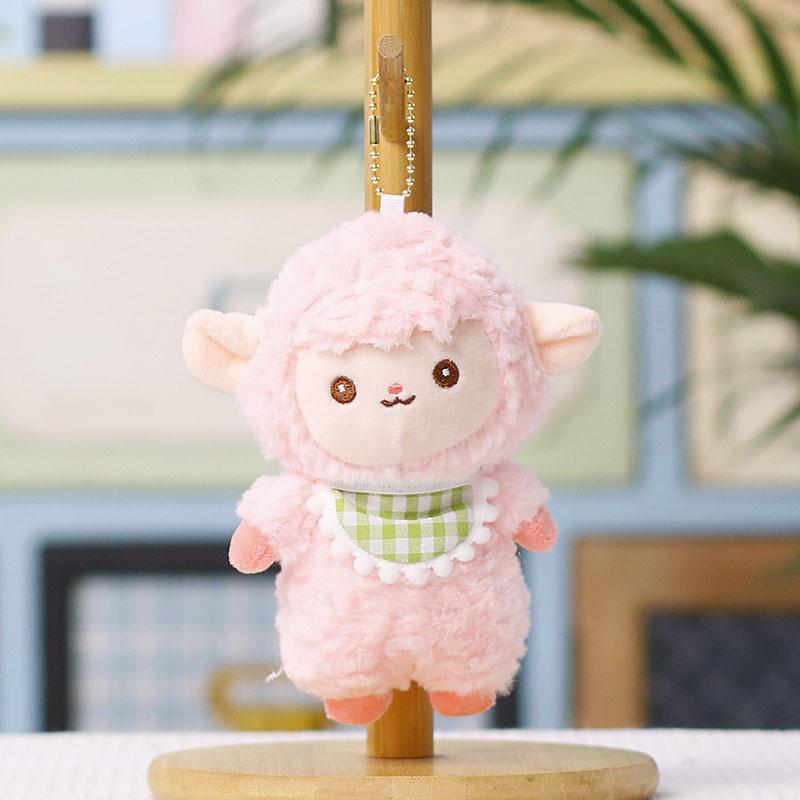 Cute Sheep Plush Keychain Pigment Plush Doll For Kids And Giftgiving