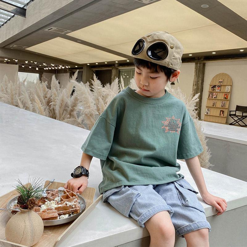 T-Shirt für Jungen, Babykleidung, kurzärmeliges T-Shirt, Kinderoberteil, T-Shirt für den Sommer, Kleinkinder, Kinderkleidung