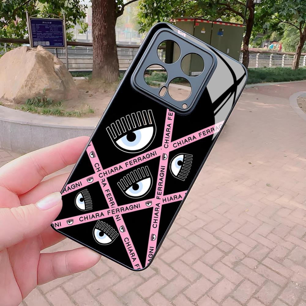 

Hot Ferragnies Eyes Chiara Phone Case for Xiaomi Redmi Note 13 12 11 10 13c 9t 12s 11s 12c Pro glass Cover Redmi Note 13 5G