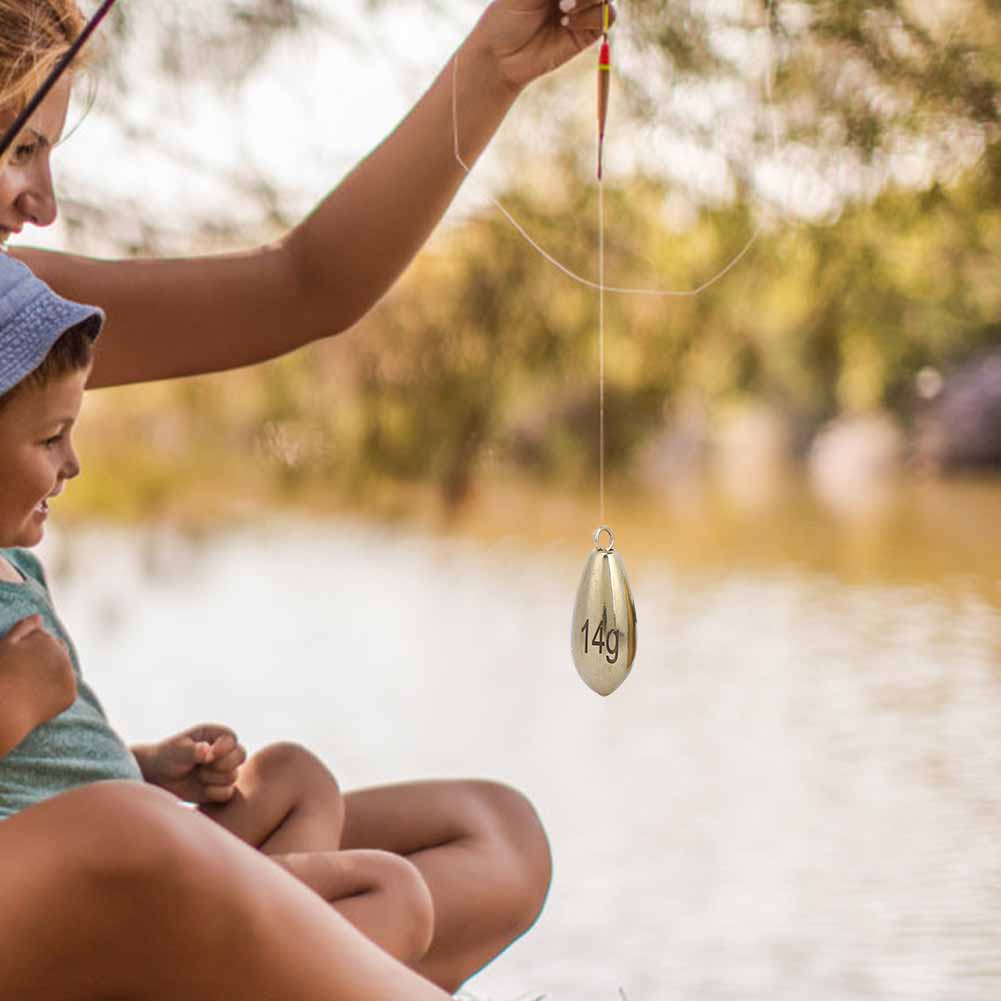 16 Stück Box Outdoor Angeln Kupferbleie Gewichte Angler Tackle Zubehör