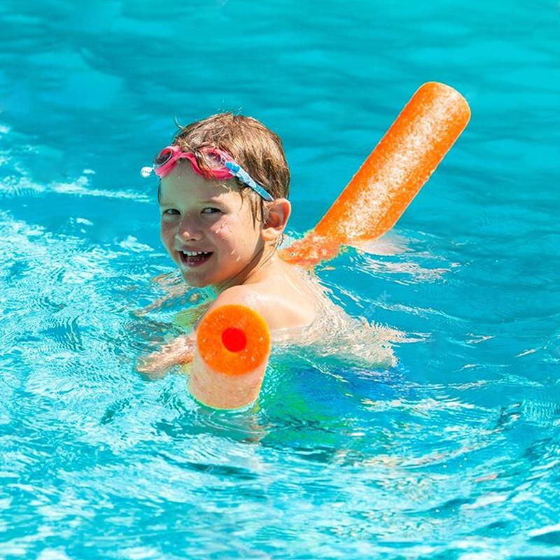 Flexible Pool Noodle Swimming Aid Foam Buoyancy Stick Water Fitness Float Tube for Kids Adults Aqua Workout Summer Pool Fun