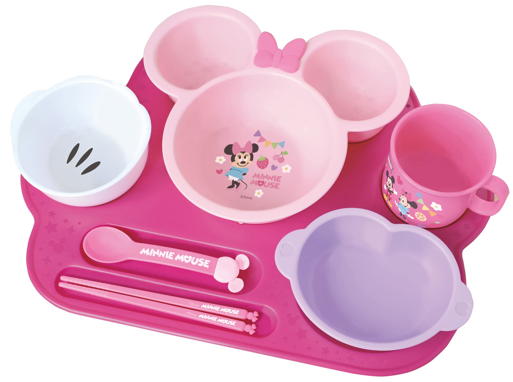 

Nishiki Kasei Minnie Mouse Satisfaction Plate Pink розовый