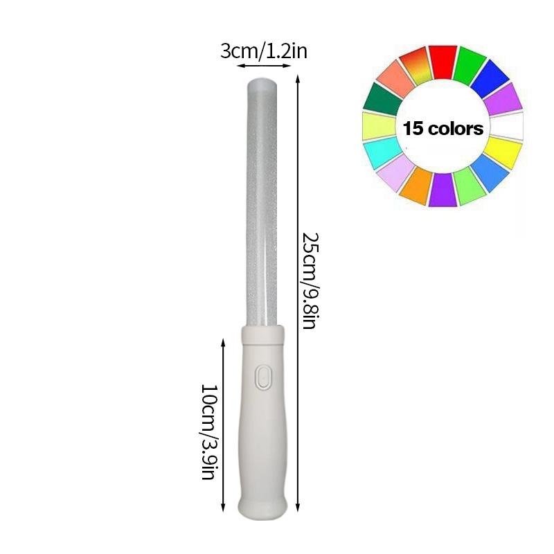 Kpop Lightsticks Glow Sticks 15 Colors Rod Concert  Birthday Party Luminous Rod Glowing Sticks Party Accessories Photo Props