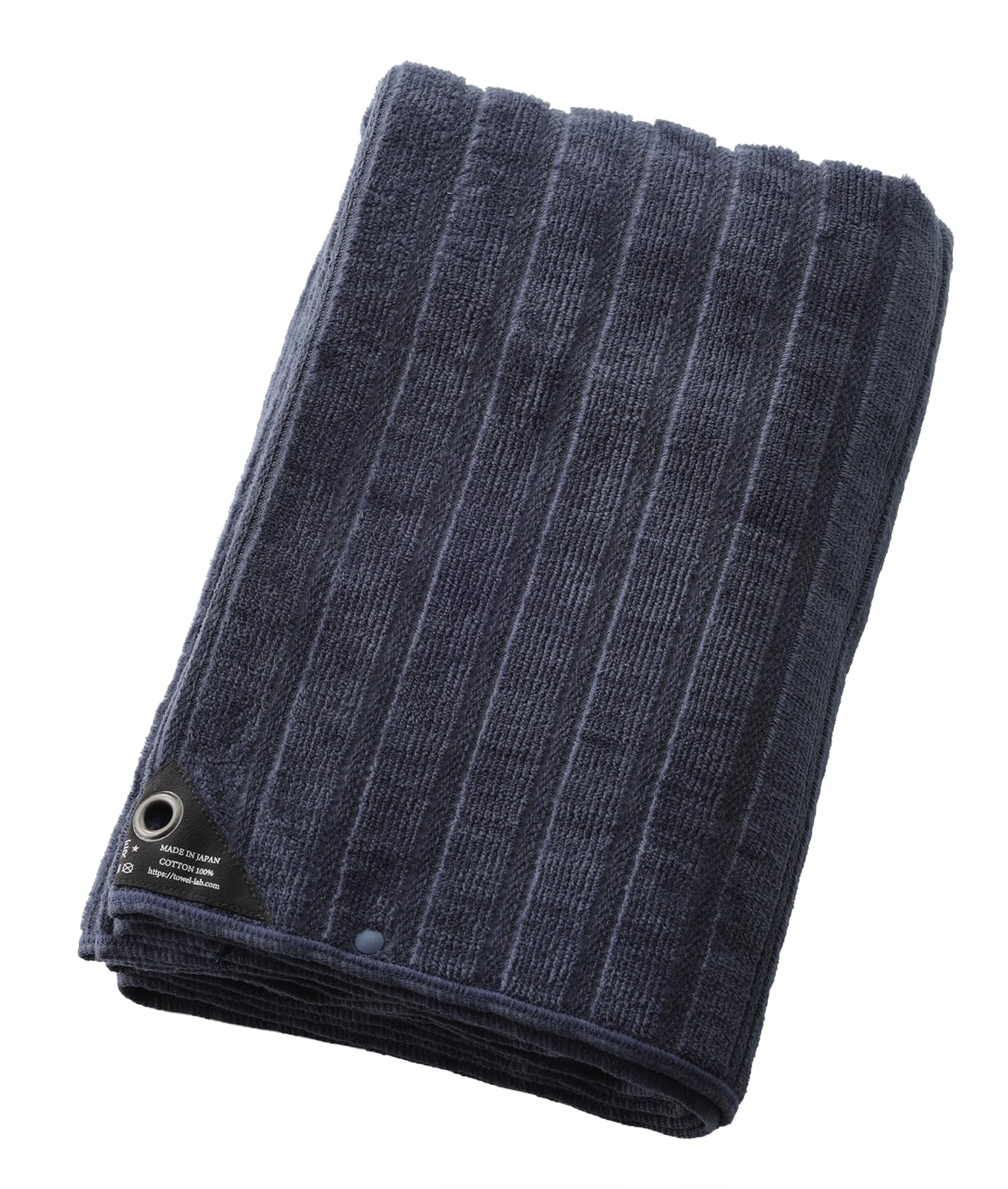 

Kusunokibashi Monori DOUBLE STAR FLEXCORD Sheet snap buttons and approximately 68 x 180 Made in Product Multi-Purpose (with eyelets), cm, Japan, Navy,