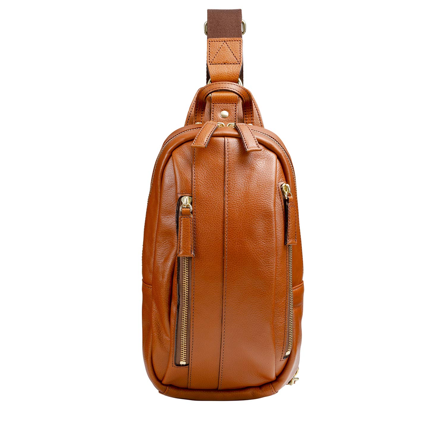 

Сумка-тоут кожаная на одно плечо коричневая [Toyooka Bag] мужская