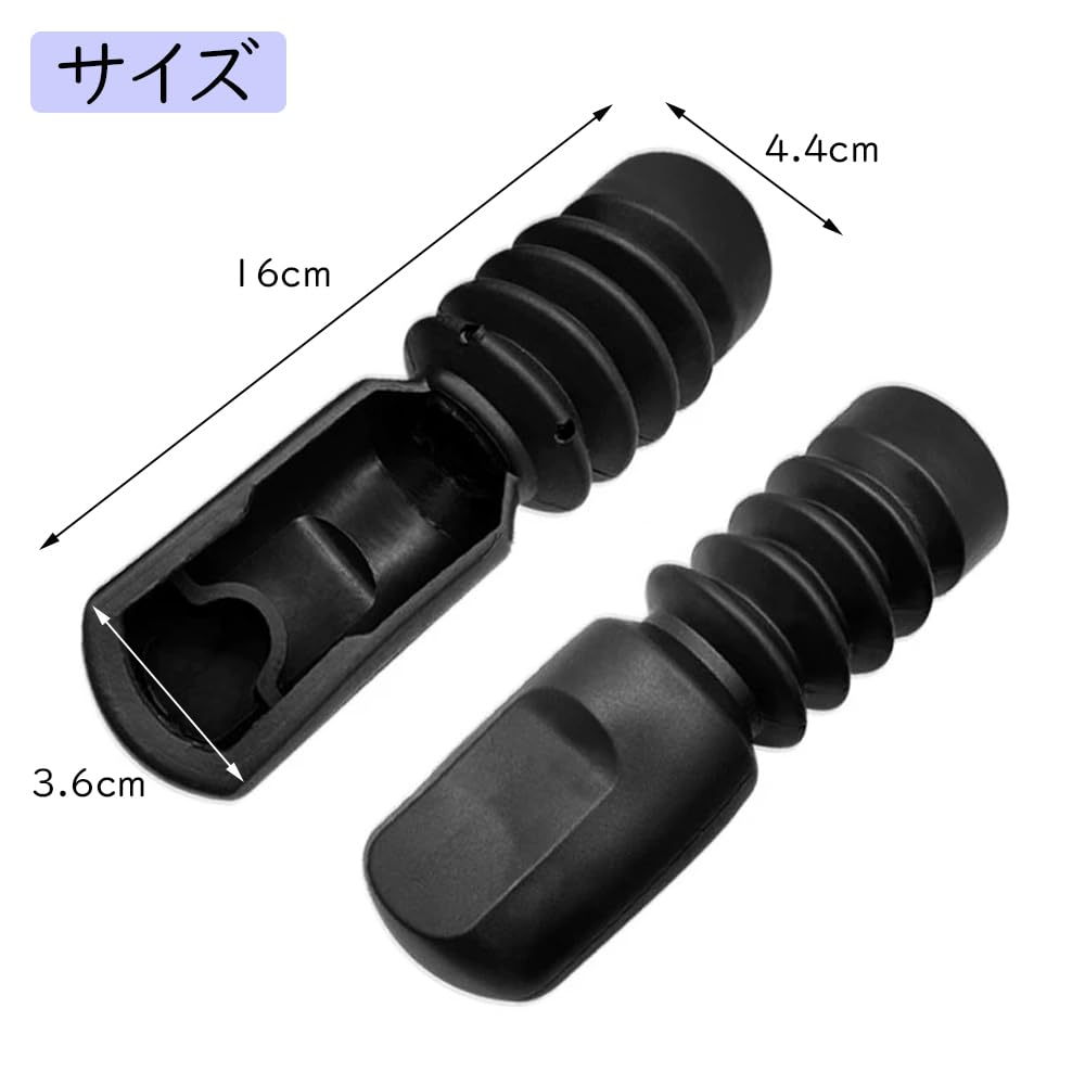 Samcos Front Fork Cover, Bike Parts Center, Left & Right Set, For Motorcycle Repair, Replacement, Leg Circumference, Front Fork Boots