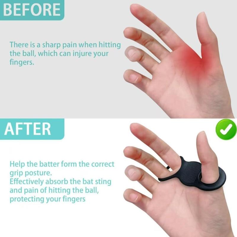 Soft Silicone Baseball Thumb Guards Softball Baseball Batting Grip For Enhances Grip And Injury Prevention Easy to Use