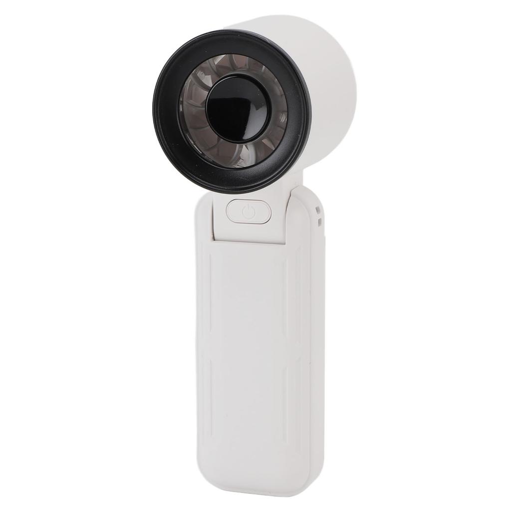Portable Handheld Turbo Fan Quiet 5 Speed 3000mAh Battery Operated Hand Neck Desk Fan 135 Degree Foldable Digital