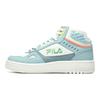 Fila Heritage Basketball Shock Absorbing Non-Slip Durable Mid-Top Retro Basketball Shoes Women Sneaker Cloud-Blue F12W141211FSC