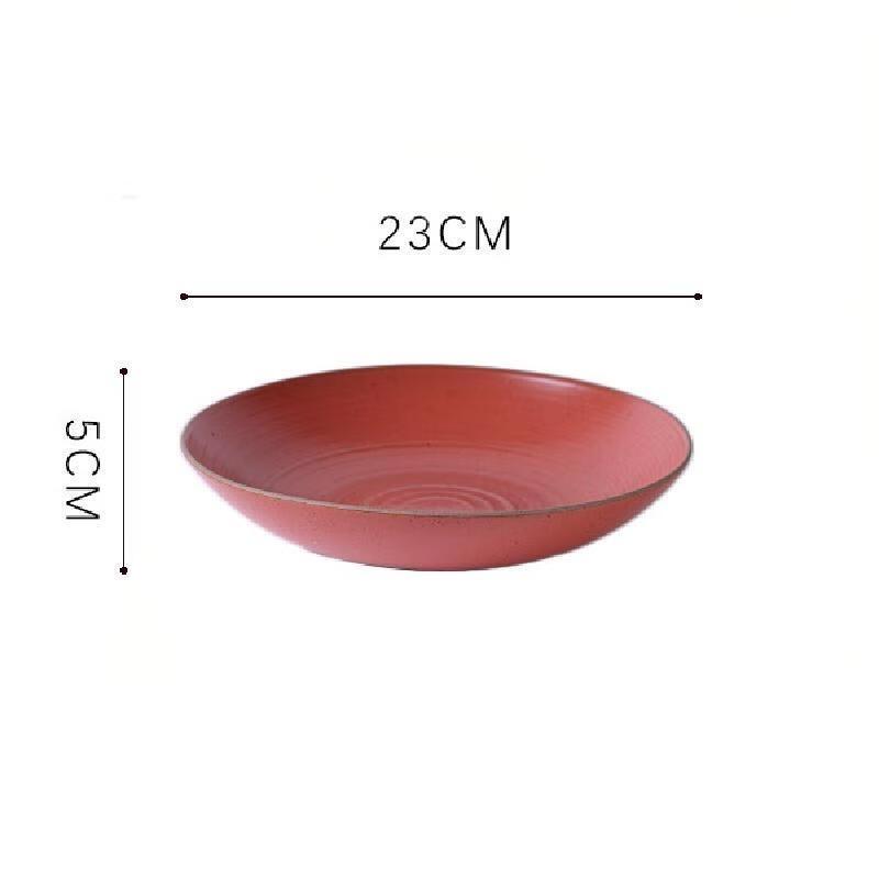 Qinkai Japanese Style Ceramic Deep Plate