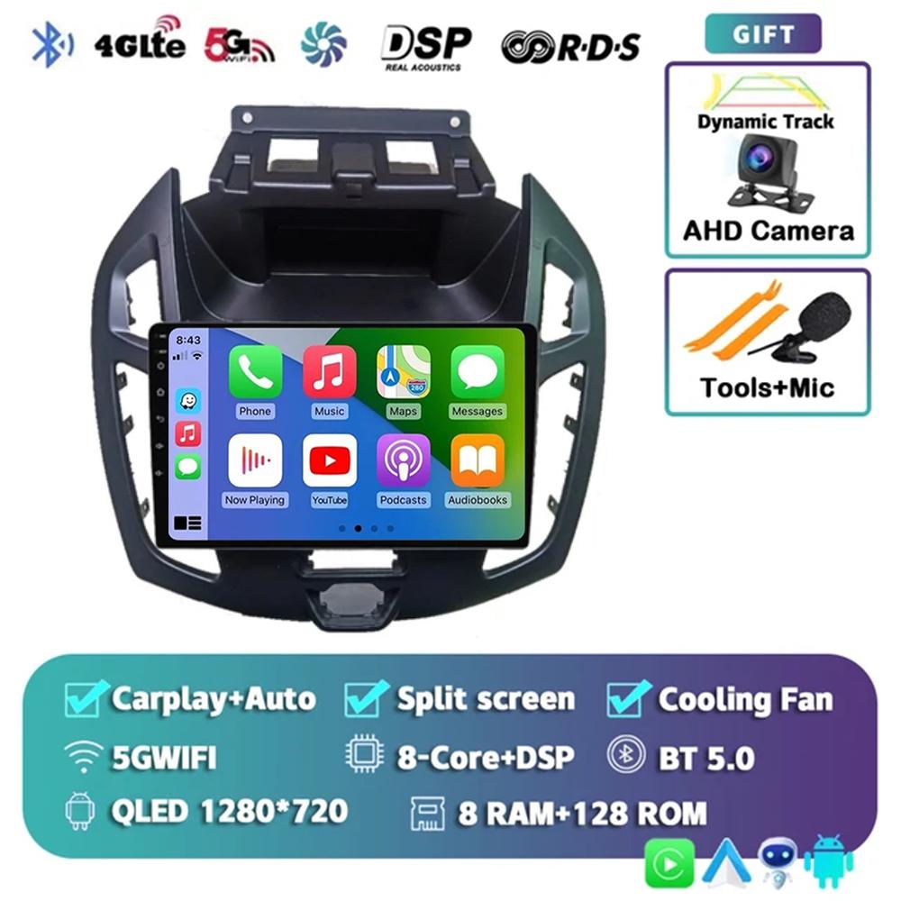 9" Radio Android 14 Audio For FORD TRANSIT Connect 2014 2015 CarPlay WITSON Multimídia Automotivo GPS WIFI DSP Car Stereo 2Din