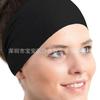 European & American Street Style Double-Layer Solid Color Print Headband A7300