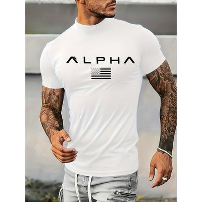 Classic Men's Short Sleeve T-Shirts Moisture Wicking Athletic Tees for Workout Gym