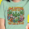Old Hippies Never Die They Just Go To Pot Fun T-shirt