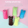 Catnip Plush Thumb Toy For Cats Bite Resistant Teething Toy Self-Play Molar Chew Toy To Relieve Boredom Interactive Pet Supplies