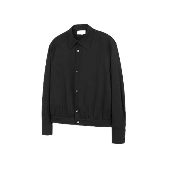 Herrenhemd Revers Langarm Einreihig Hemd Frühling Einfarbig Dünne Oberbekleidung Schnelltrocknend