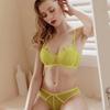 Women Small Cup Push-Up Bra and Panties Set Comfortable Underwear Set Sexy Strappy Lingerie Set