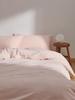 Kumori Bedding Duvet Cover Soft Fitted Machine Solid Set, Set, Washed, Wrinkle-Free, (Duvet Cover, Sheet, Pillowcase), Moisture-Wicking, Quick-Drying,