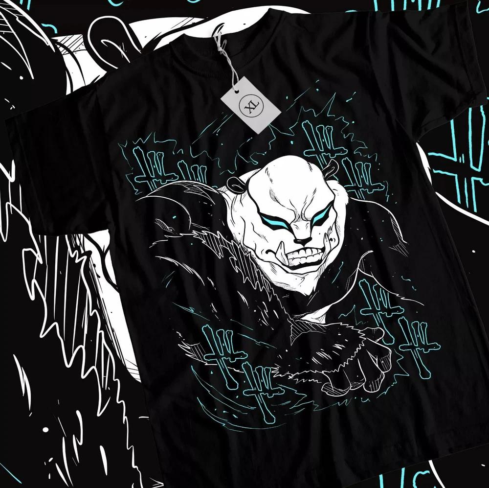 Panda Jujutsu Kaisen TShirt Gojo Satoru Megumi Itadori Yuji Horror Anime Shirt S