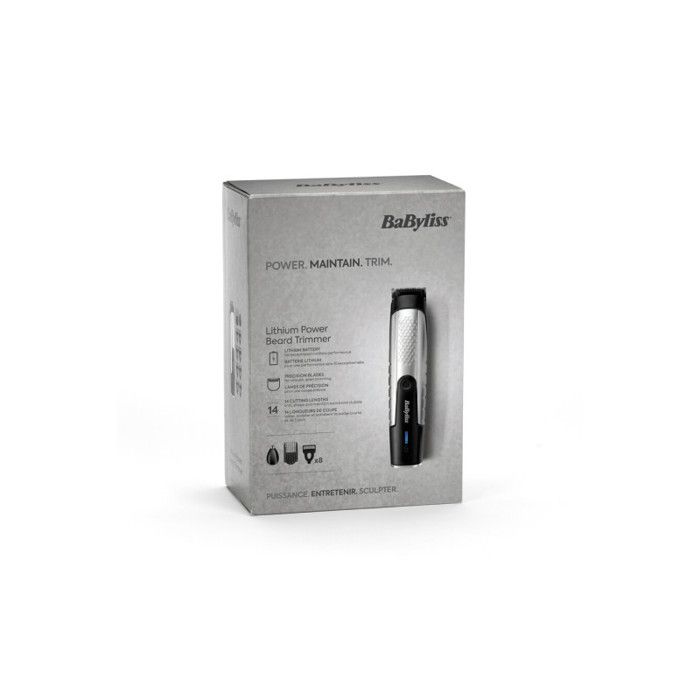 Herrenhaarschneider Babyliss T812E Lithium Power SCHWARZ SILBER