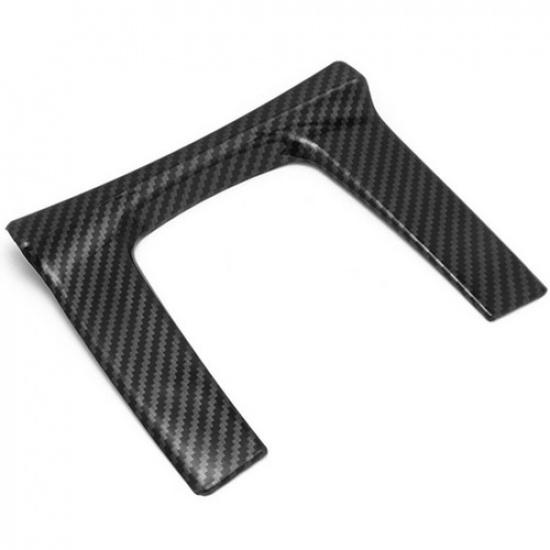 Carbon Fiber Pattern Gear Shift Box Overlay Frame Molding For Civic 2016-