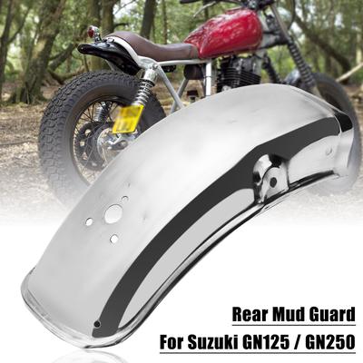 Paslanmaz Çelik Motosiklet Arka Çamurluk Paçalık Çamurluk Sıçratma Koruması Suzuki GN125/GN250 için