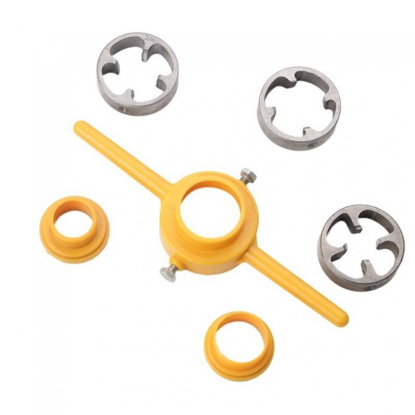 6Pcs Nesting Tap Wrench Set, Multifunctional Manual Thread Tapping Tool for Pipe & Internal Thread Machining