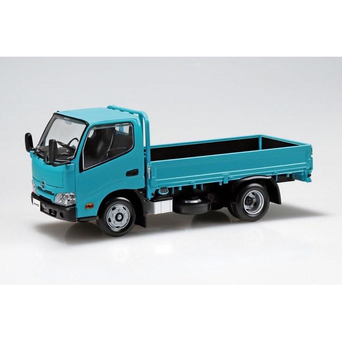 Aoshima Snap Kit No. 23-TE Hino Dutro Flatbed Truck (Turquoise) 1/32 Scale Plastic Model Kit 24.5 x 6.5 x 17.5 cm