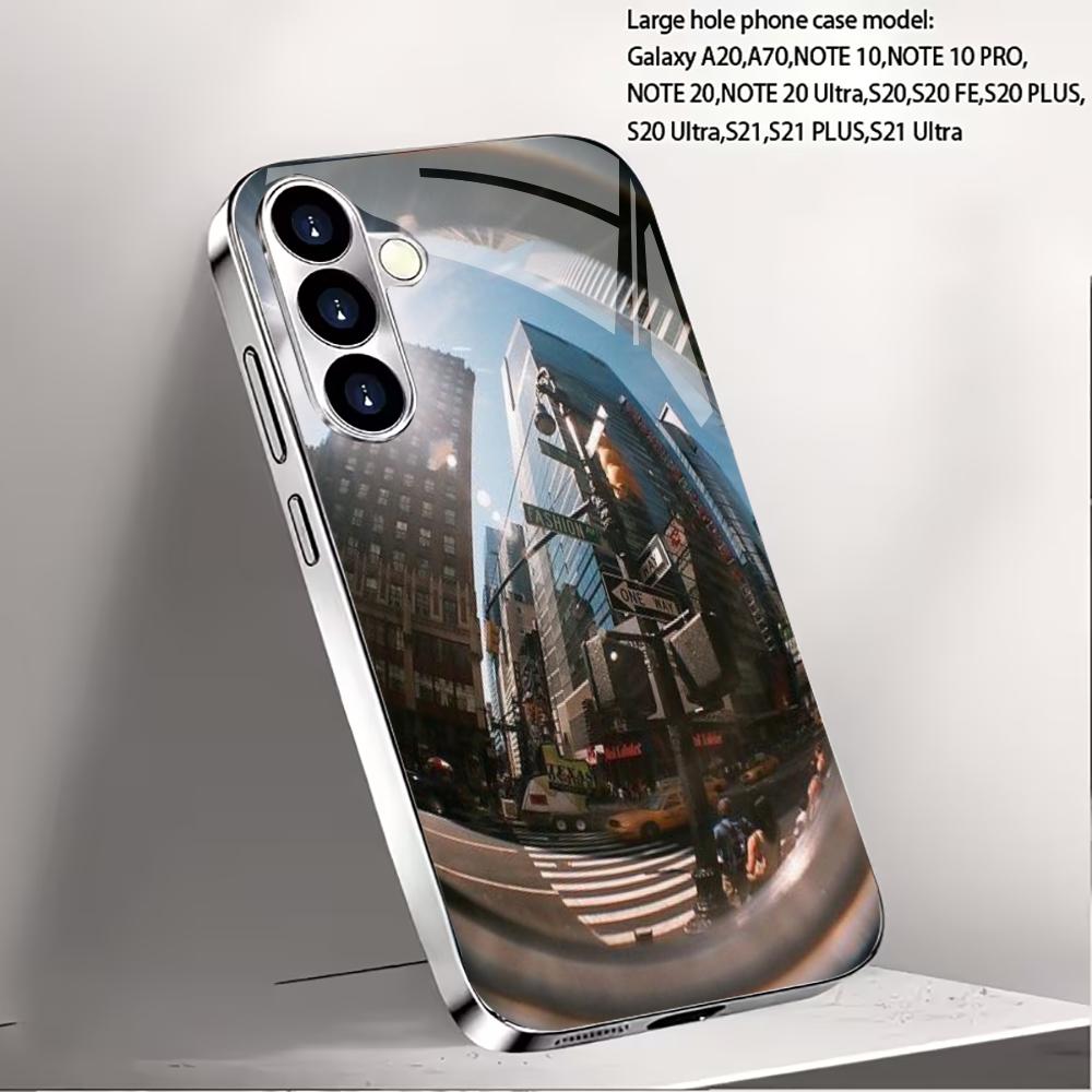 Urban Mirror PhoneCase Simplicity High-end Electroplating Glass PhoneCase for Samsung Galaxy S26 S25 S24 S23 S22 FE,Ultra,Plus
