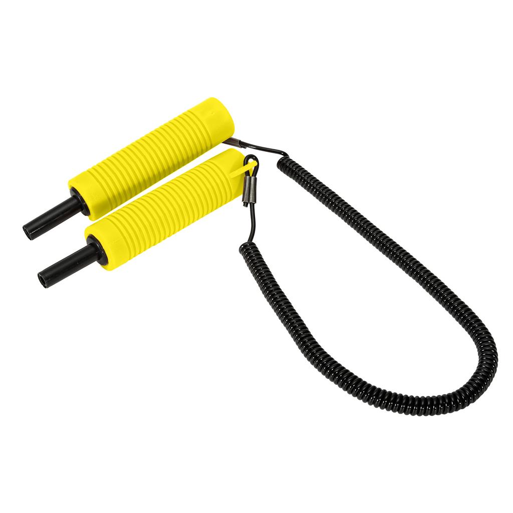 Ice Auger Ice Fishing Retractable Ice Drill with Whistle Protection Set Safe Reliable Long Stretch Rope for Ice Skating