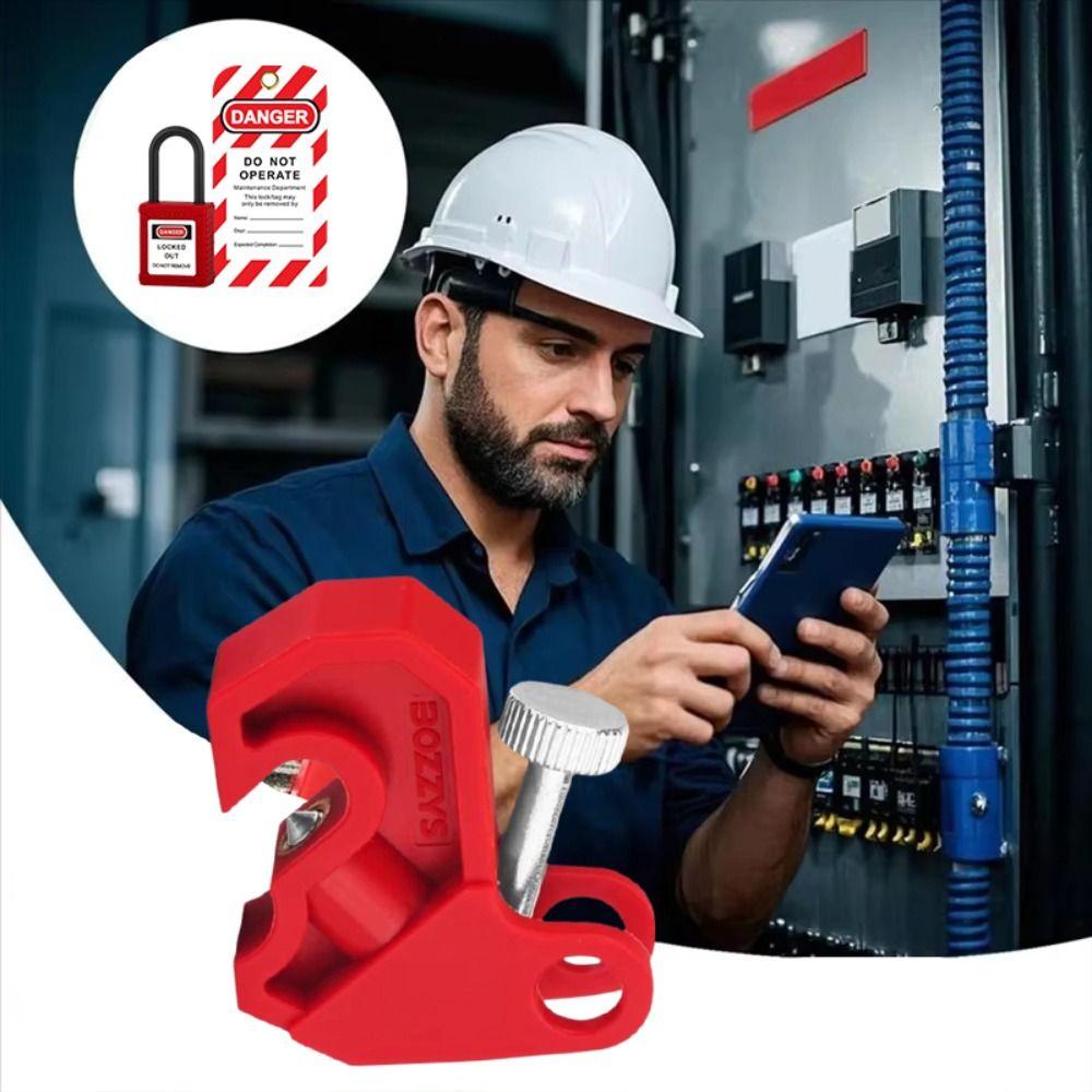

Durable Safety Lock Tool-Free Lock Breaker Lock Industrial Safety Device Multi Pole Breakers Style-C