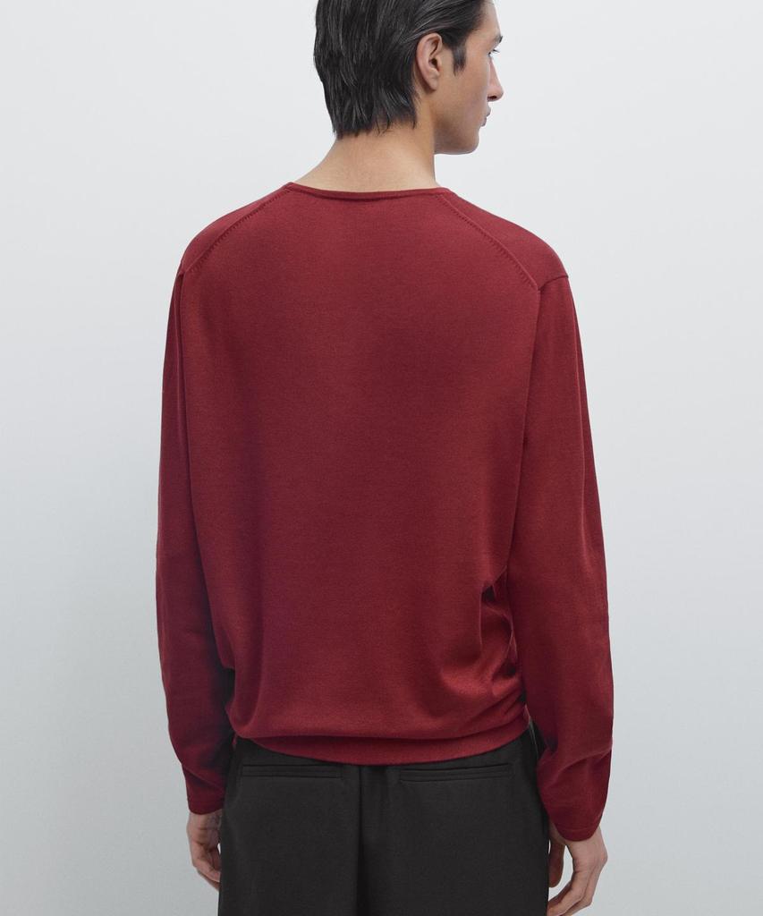 Masimodutti Cotton Round Neck Knit Sweater