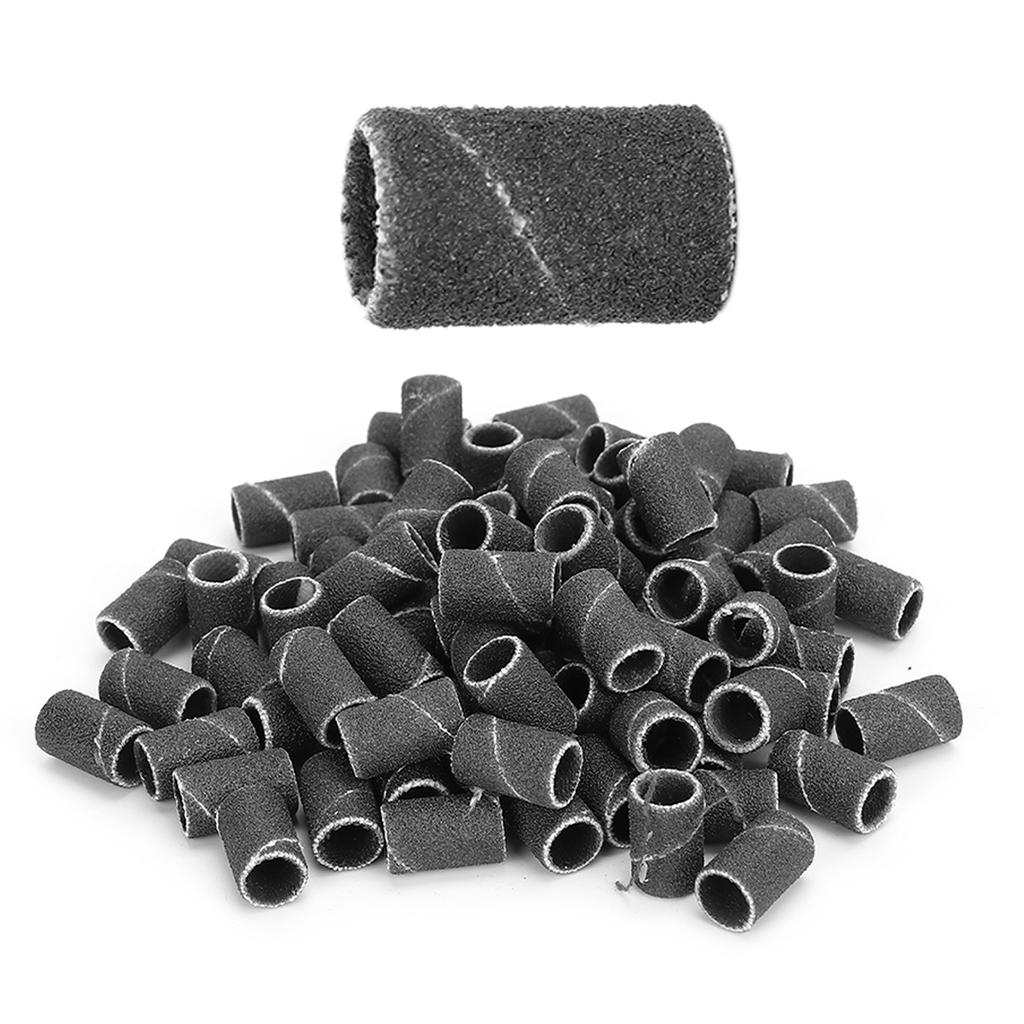 100pcs Nail Art Sanding Bands Manicure Pedicure Nail Drill Bits Accessories ToolsHQ-13 180#