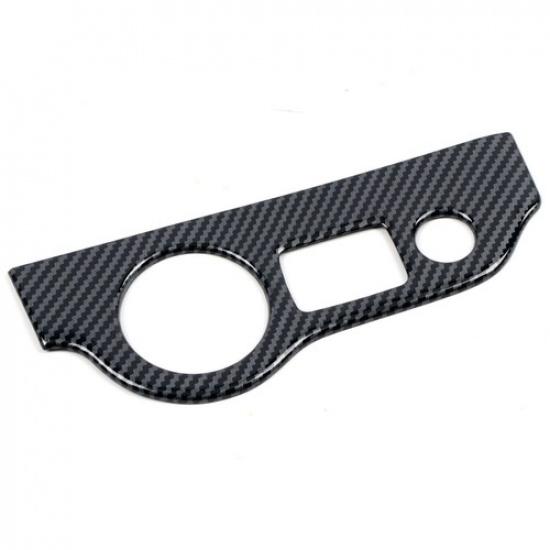 For Chrysler 300C 2011- Carbon Fiber Interior Head Light Switch Cover Trim