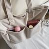 Lightweight Large Capacity Commuter Tote Bag Solid Color Shoulder Bag