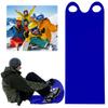 Opvouwbare Sneeuwslee Sneeuwglijder Mat Draagbare Opvouwbare Ski Mat met 2 Handvatten Zandglijder Board Opvouwbare Snowboard voor Kinderen Volwassenen