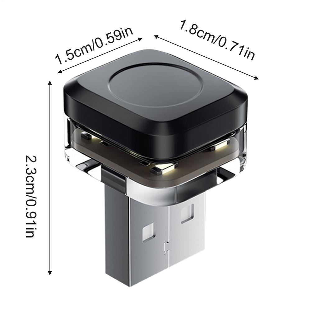 Декоративные светодиодные USB-лампы для автомобиля, светодиодная подсветка салона, беспроводная многоцветная ночная лампа, различные режимы, освещение интерьера автомобиля