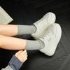 Spring the Same Thick Baseplate Shoes Women's Low-top Lightweight Height-increasing White Shoes