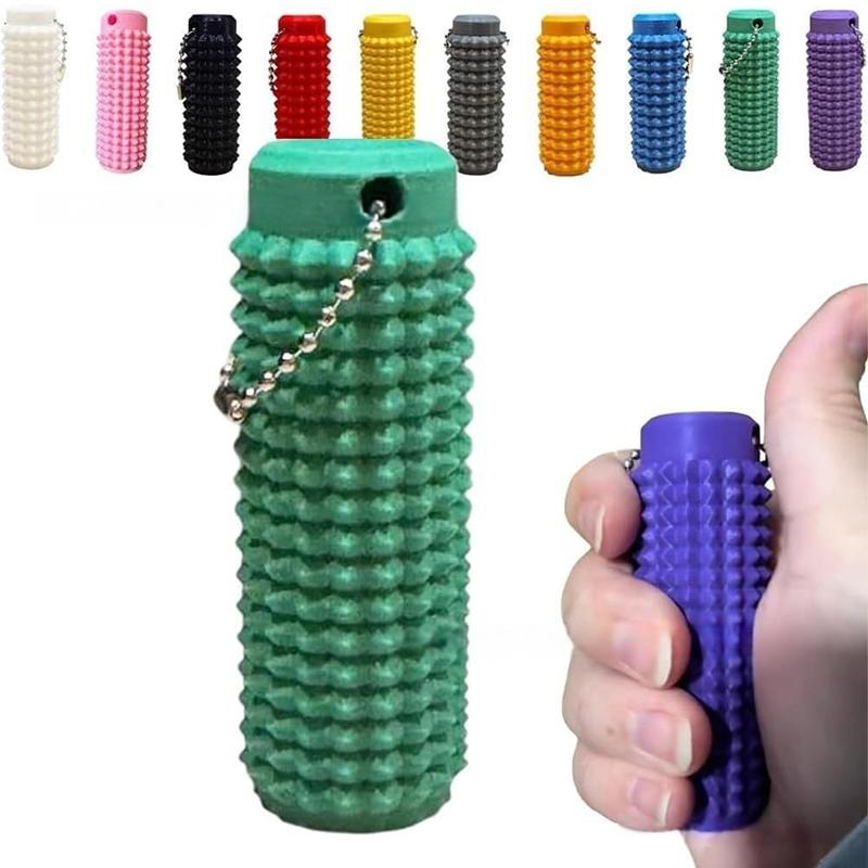 

1 Piece 5Cm Spiky Grippie Stim Keychain Venting Key Pendant For Anxiety Relief Positive Novelty Little Ouchies Pocket Mini Toy