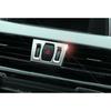 ABS Silver  Central Console Air Outlet Vent Trim 3Pcs For BMW X1 2016- F48