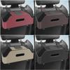 Car Multi-Function Seat Back Organizer: Storage Box, Tissue Holder, Cup Holder, Bag.