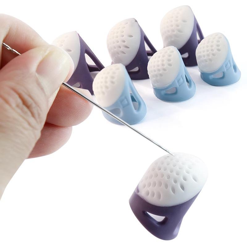 Silicone Anti-Prick Thimble Set for Sewing