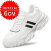 Herrenschuhe mit Absätzen zur Körpergröße erhöhen 6cm Luxusmarke Lift Sportarten Echtes Leder Herren Versteckte Absätze Erhöhende Freizeitschuhe