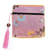 Plate Buddhist Fabric Tassel Floral Packaging Brocade Tips Bag Jewelery Bag Wallet Handbags