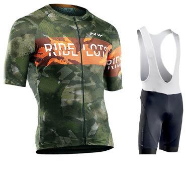 Strap short-sleeved cycling suit men's summer road cycling suit slim-fitting breathable cycling suit